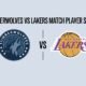 Timberwolves vs Lakers Match Player Stats